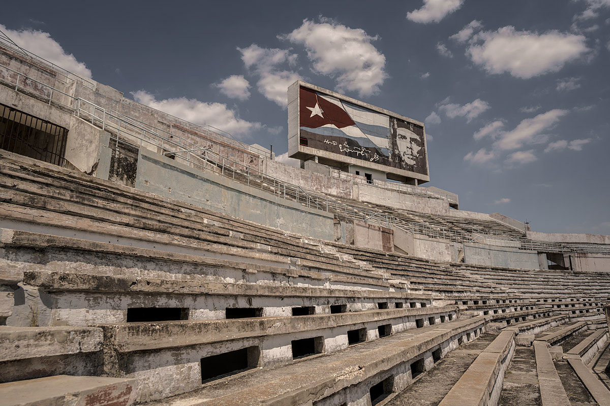 olympic spirit #38, cuba, 2017 (stadium built for the pan america games in 1991. Cuba won 265 medals. havanna tried to host the olympics twice but never got the bid)