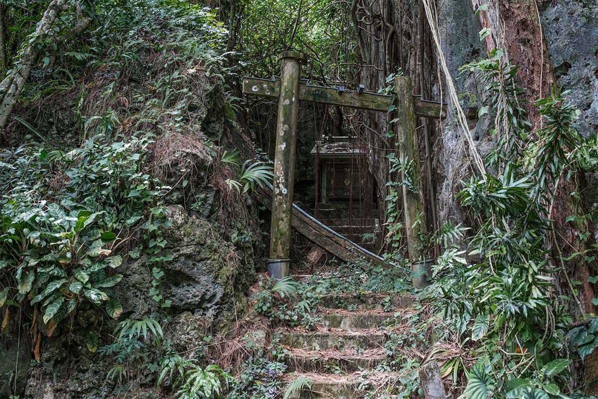 faithless #45, saipan, 2014 (japanese shrine - after ww1 the japanese started growing sugarcane on saipan - until they lost saipan after ww2)