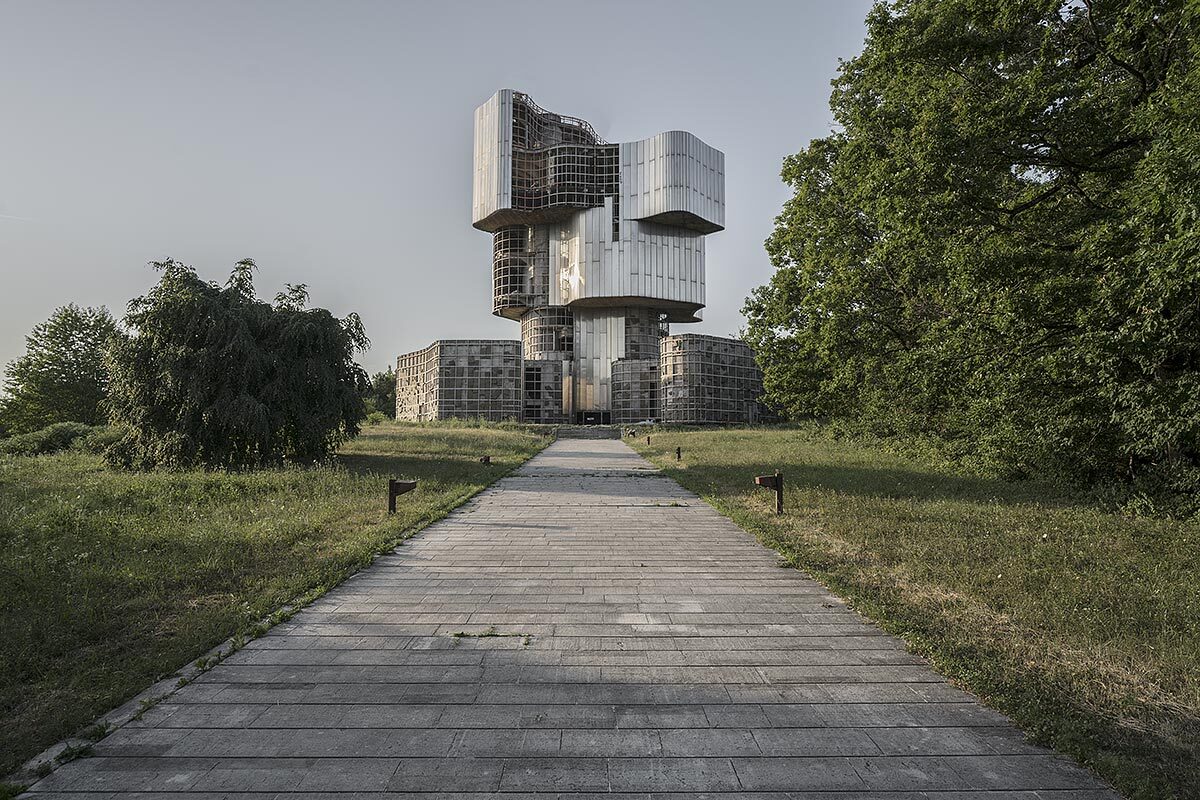 fallen #1, croatia, 2011 (ww2 monument for 300 serb peasants who died on this mountain armed with only pitchforks. abandoned after the balkan war)