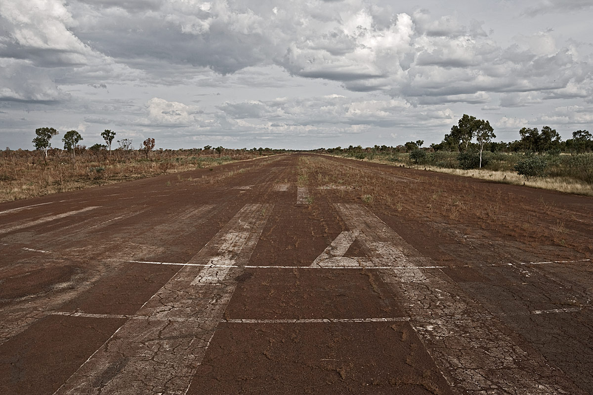 rest in peace #4, ww2 air strip, australia, 2009