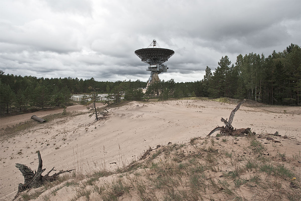 devil's radio, rest in peace #47, latvia, 2011 (radio telescope rt 32)