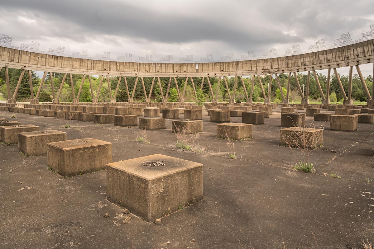 out of source #47, usa, 2017 (cooling tower foundation of an unfinished nuclear reactor)