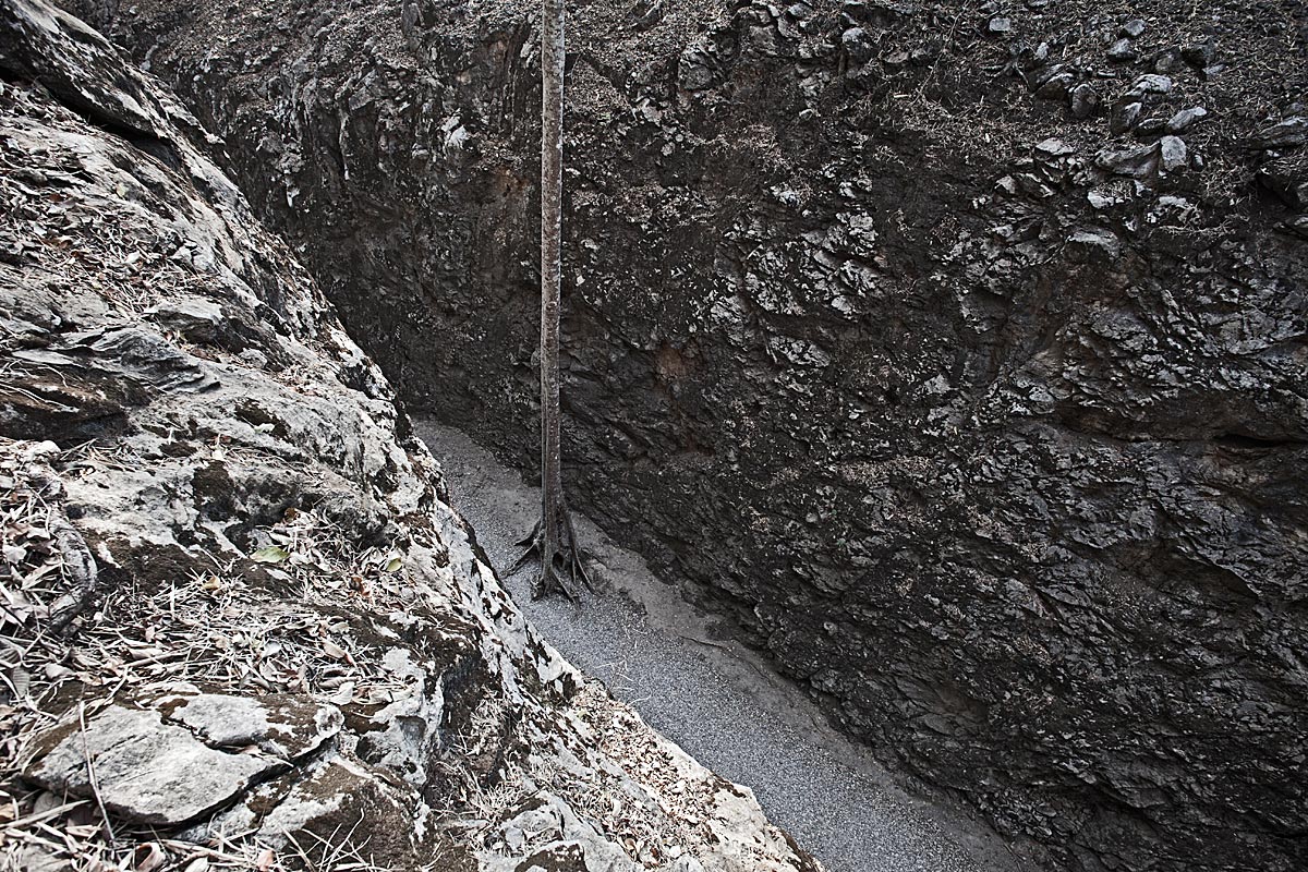 cutting edge, lost track #15, thailand, 2011 (hellfire pass cutting by hammer & tap, death railway siam-burma)