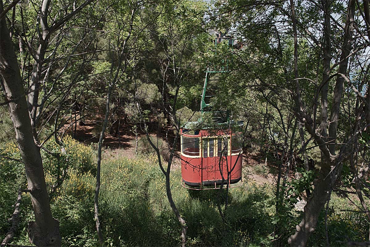 it was a pleasure #46, crimea, 2012 (cable car connecting resort and beach)