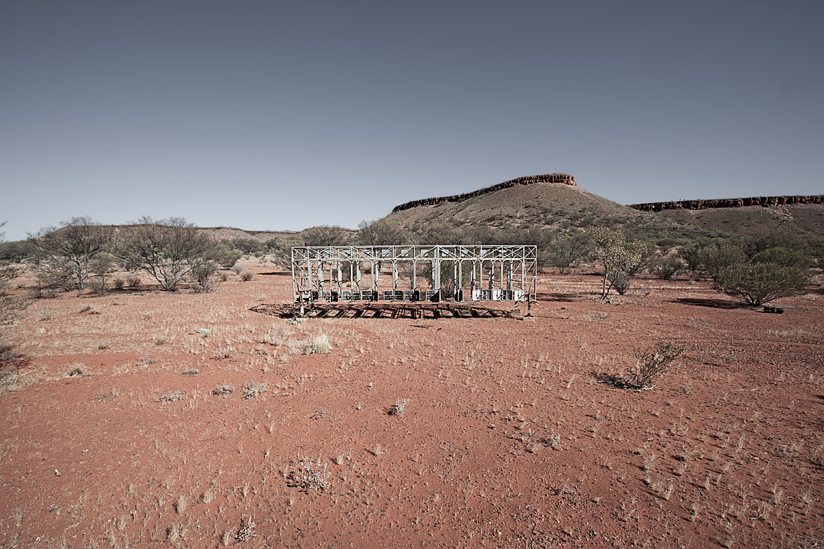 it was a pleasure #8.1, australia, 2009 (horse race starting cages)