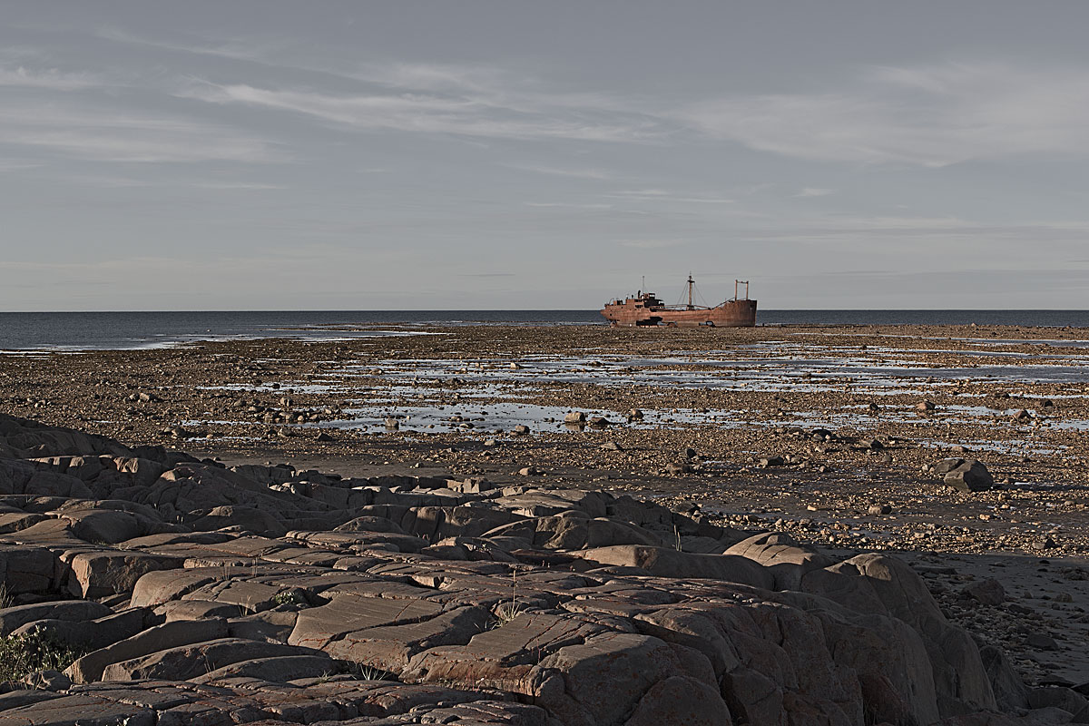 stranded #9, canada, 2011 (mv ithaca was an ore freighter that lost its rudder in a servere gale and stranded on 14.09.1960. all 37 on board were rescued)