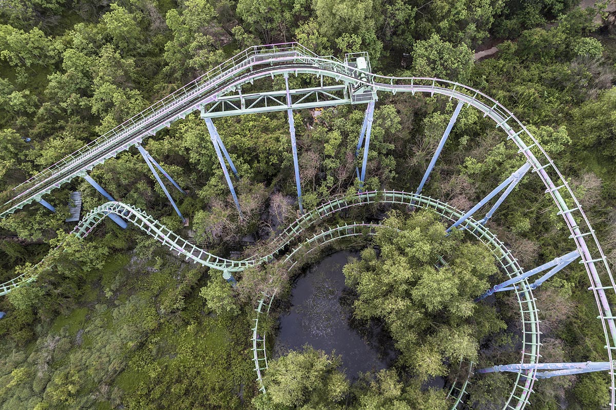 it was a pleasure #87, usa, 2017 (six flags new orleans abandoned after hurricane Katrina in 2005)