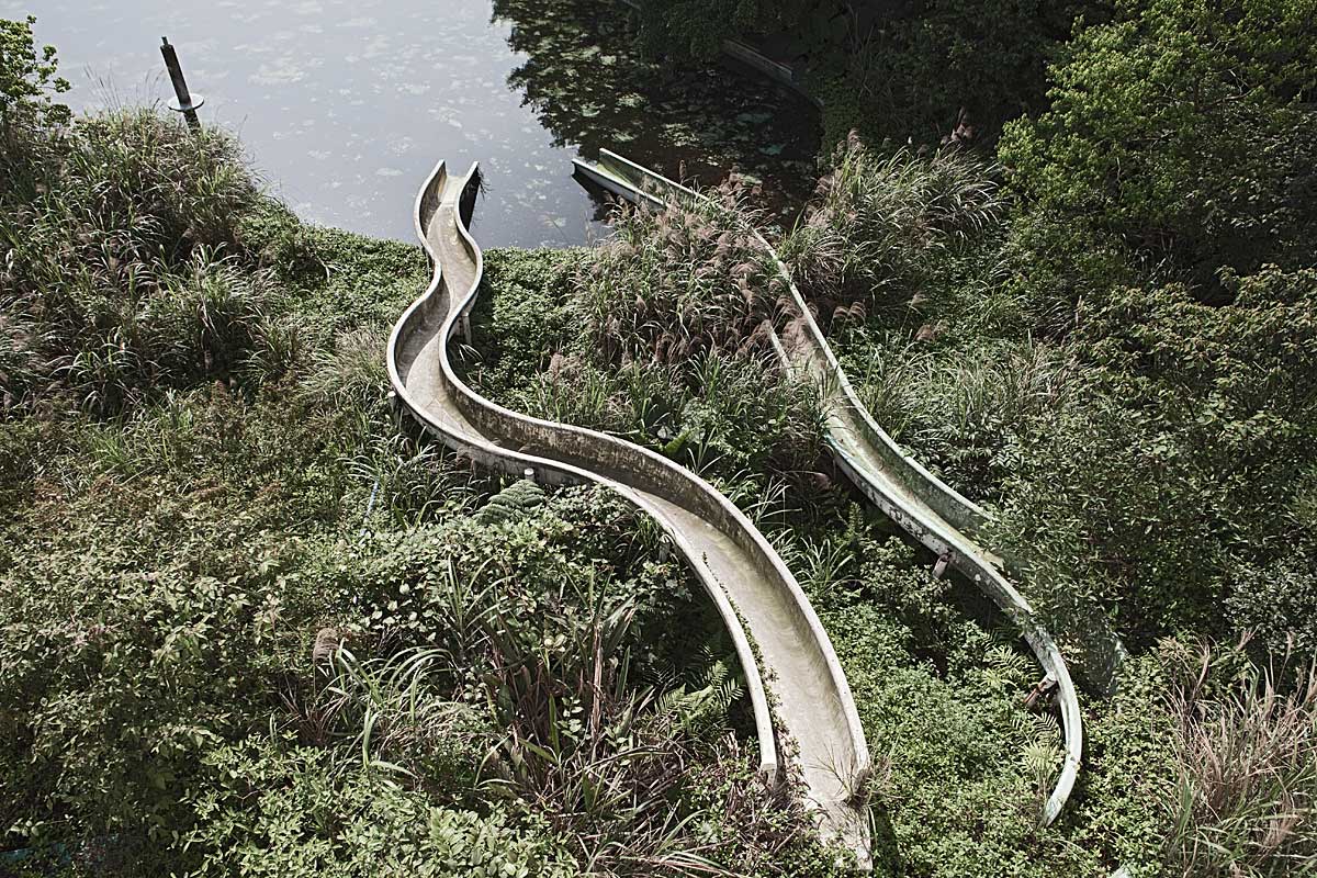 it was a pleasure #13, taiwan, 2010 (waterslide in amusement park closed in the early 2000s)