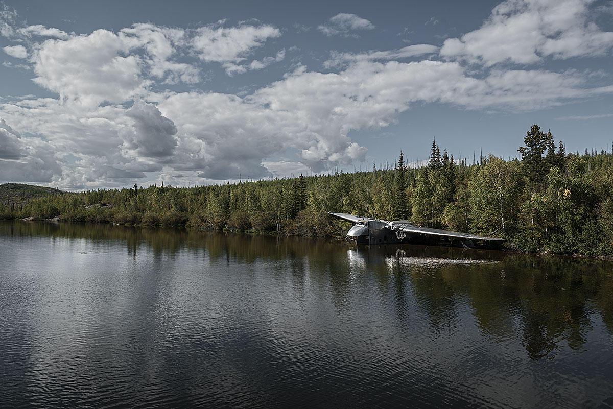 dancing on thin ice, happy end #9.1, canada, 2012 (all 3 on board survived the forced landing and got rescued in 1956)