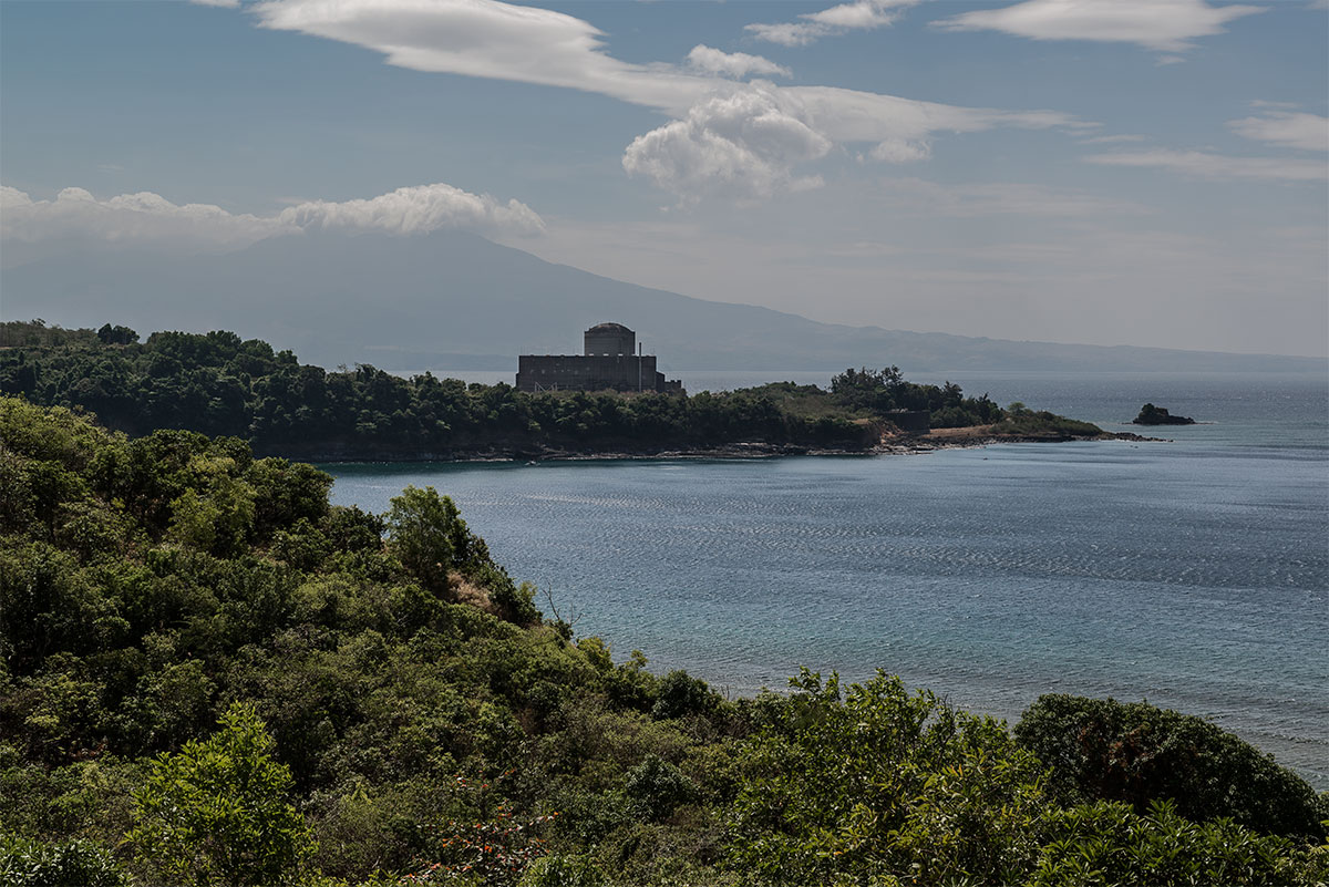 marcostopia, out of source #31, philippines, 2014 (dictator marcos nuclear reactor cost over 2.3 b$, had 4000 defects on inspection and never launched as it's near volcanos and earthquake faults)