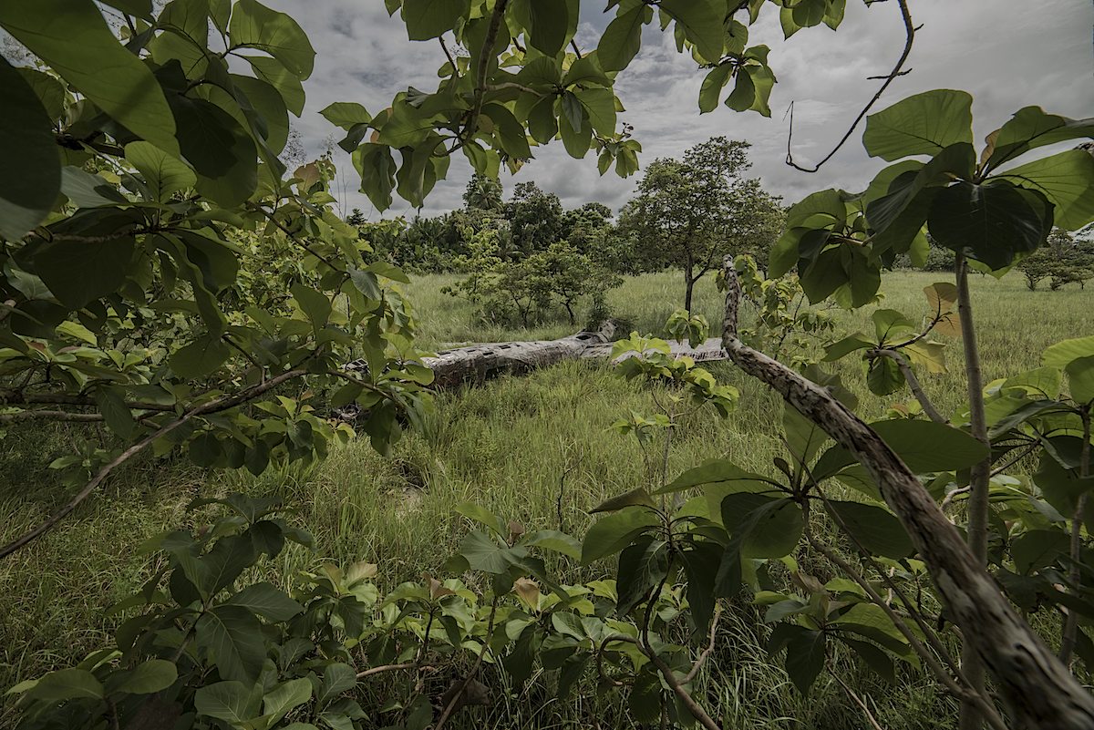 swamp ghost, happy end #15.1, papua new guinea, 2013 (all 9 on board survived the forced landing and got rescued in 1943)