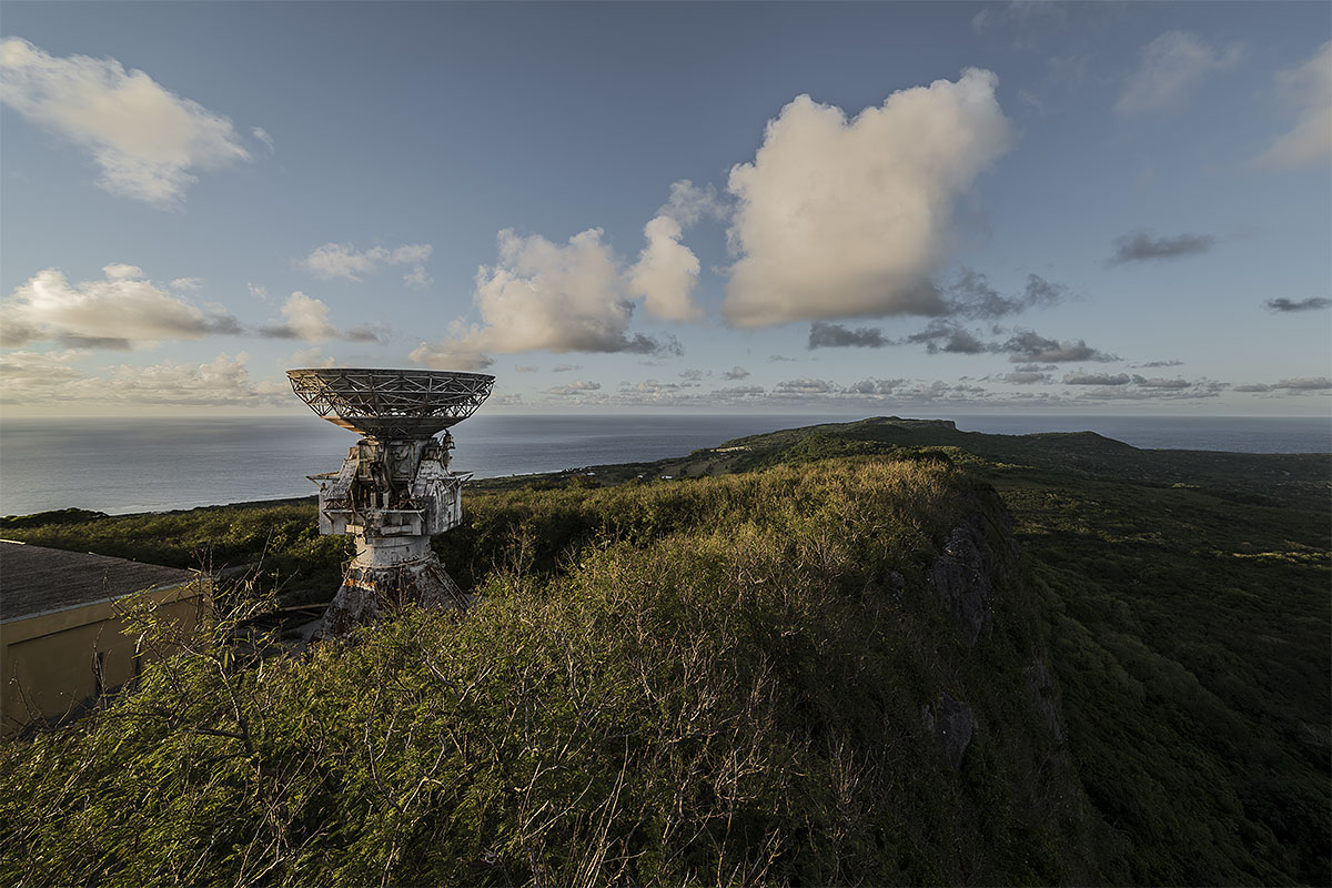 empty space, rest is peace #76, saipan, 2014 (former Pacific Barrier Radar 111 built in 1988 to detect/track foreign missile and low orbit satellite launches of USSR/China. Abandoned in the 90s)