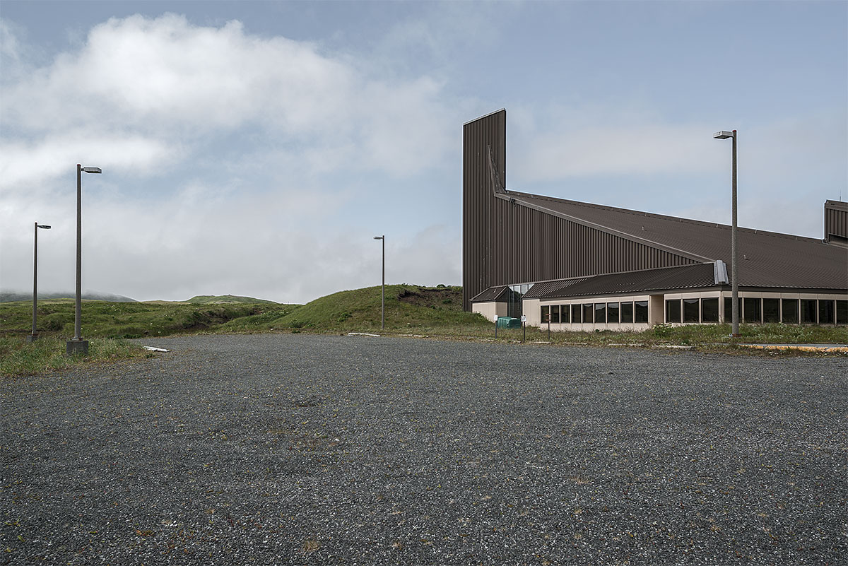 faithless #12, usa, 2012 (the far west outpost adak in the aleutians was in the 80s once home of 7000 soldiers and in need of a big church)