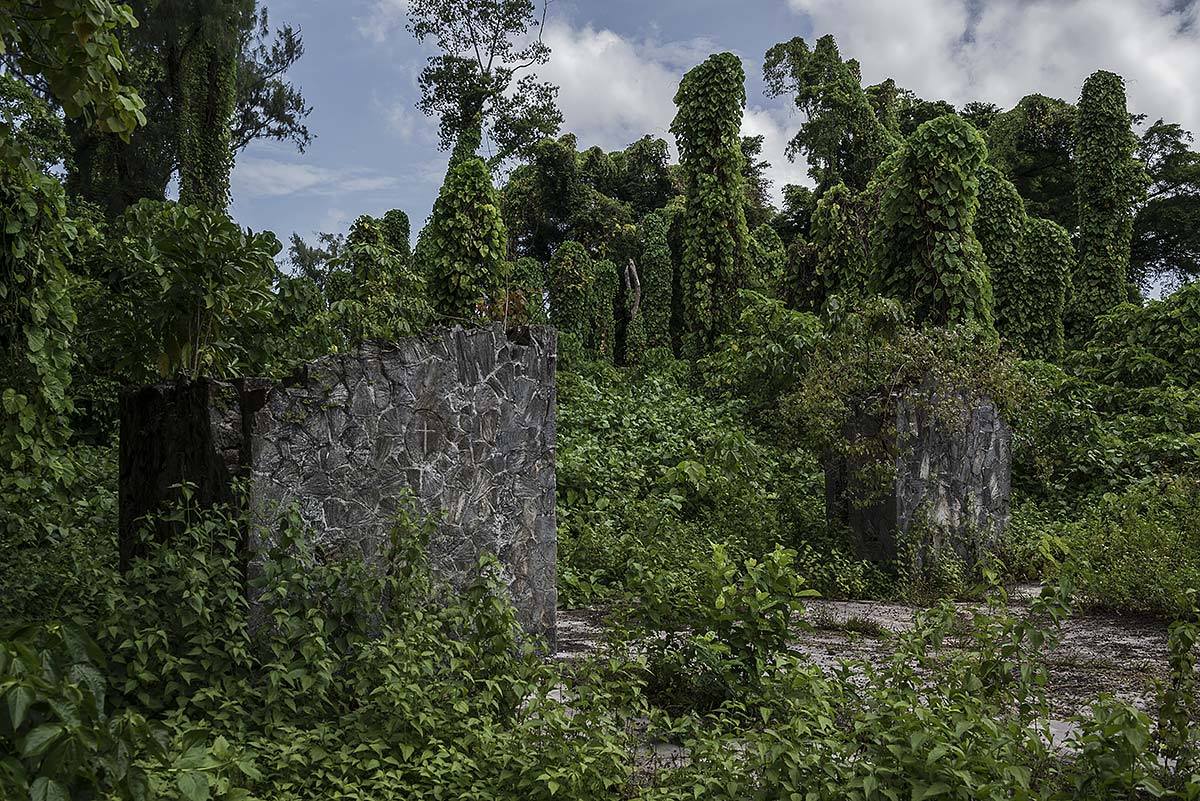 faithless #55, palau, 2015 (chapel of the USA war cemetery on peleliu island where 1500 US soldiers were buried. In the 50s it was decided to move them back 'home')