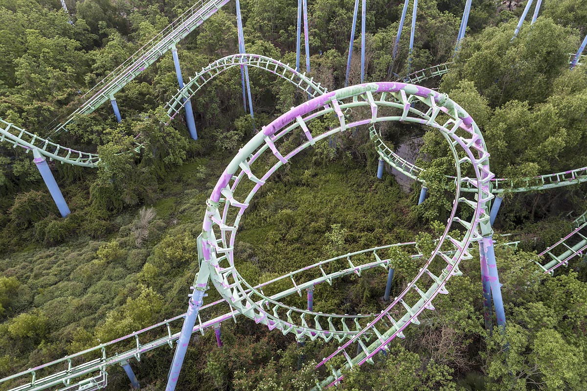 it was a pleasure #86, usa, 2017 (six flags new orleans abandoned after hurricane Katrina in 2005)