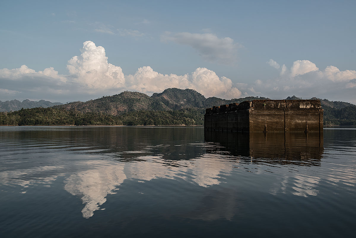 wat-to-watt, faithless #16, thailand, 2013 (400y wat wang wiwekaram now flooded by the 720 megawatts srinakarin dam)