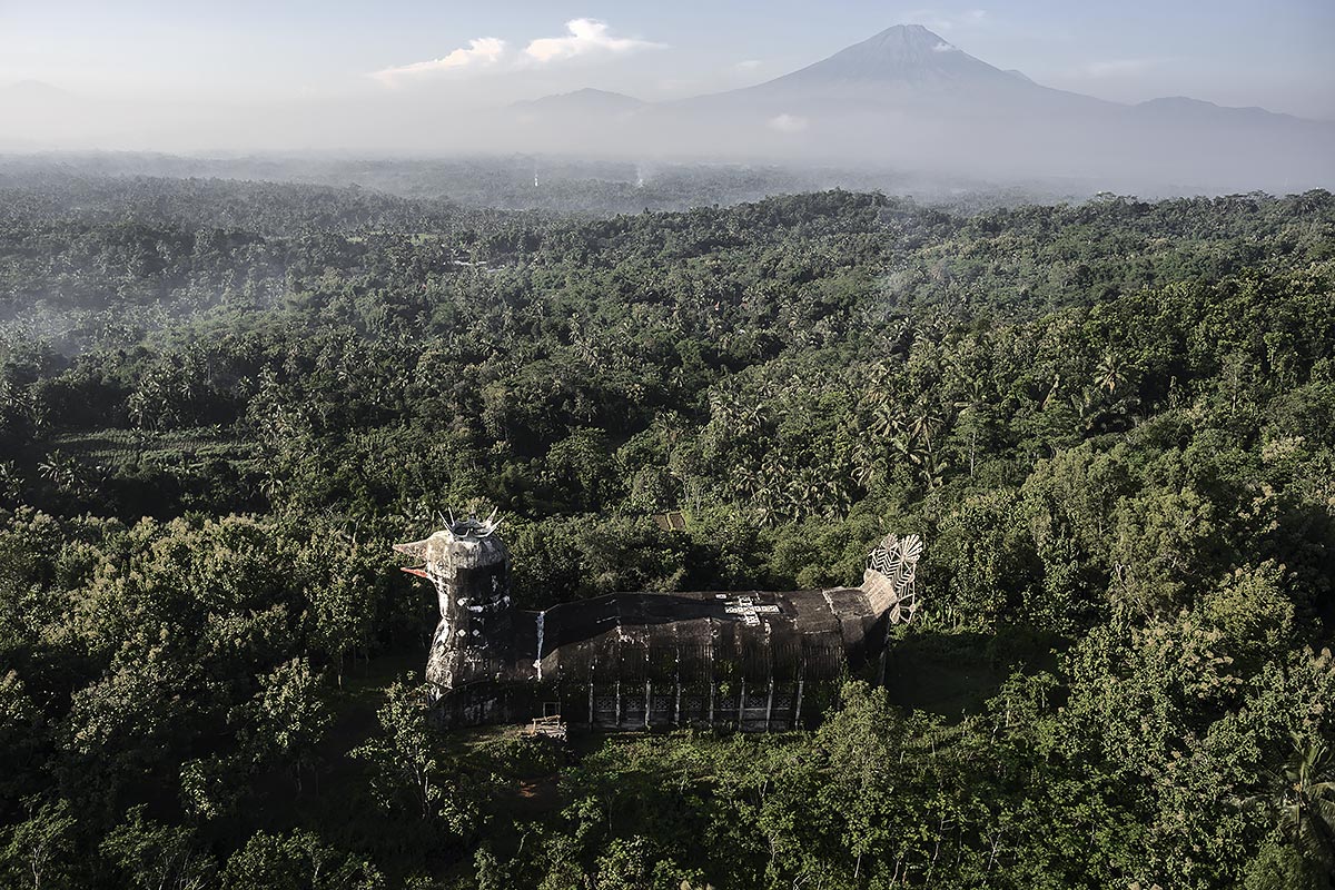 spiritual messenger, faithless #49, indonesia, 2015 (the 'chicken church' built by an evangelist in the 90's but never finished due to lack of funds)