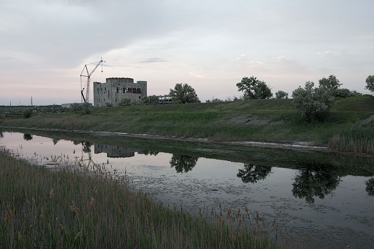 crimean taj mahal, out of source #25, crimea, 2012 (unfinished nuclear reactor, same type as chernobyl, construction on hold since 1986)