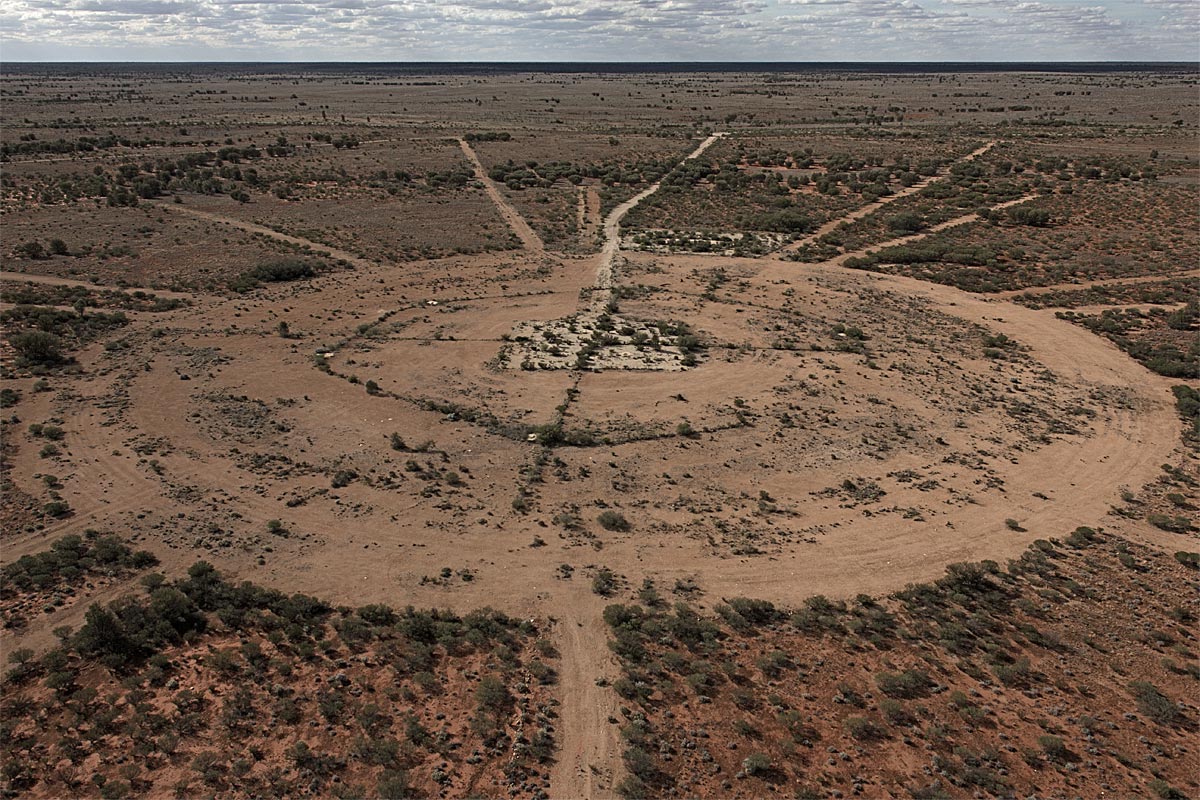 colonial half-life scars, rest in peace #50, australia, 2012 (maralinga: british nuclear bomb test station, abandoned in the late 60s)