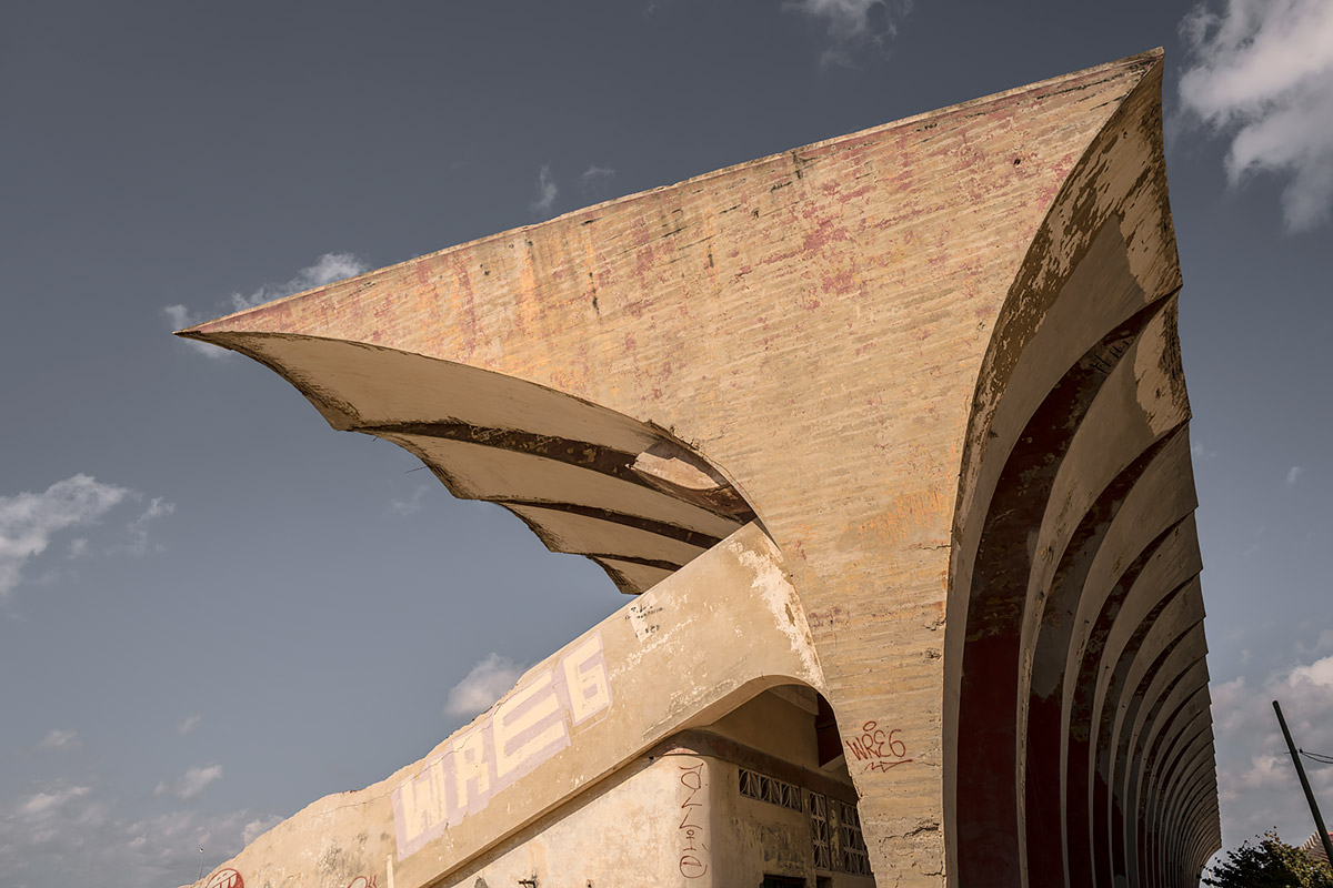 it was a pleasure #77, cuba, 2017 (abandoned stadium with ocean views in havanna)